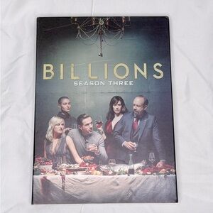 Billions Season 3‎ DVD Complete Third Season Slipcover Sleeve Pre-Owned